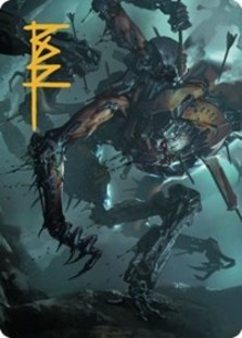Scrapwork Rager Art Card (Gold-Stamped Signature)