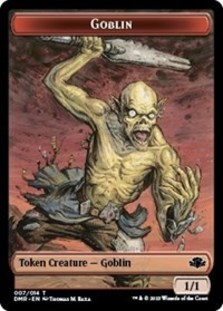 Goblin // Cat (003) Double-sided Token