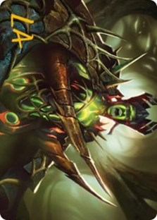 Maze's Mantle Art Card (Gold-Stamped Signature)