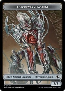 Phyrexian Golem // Construct Double-sided Token
