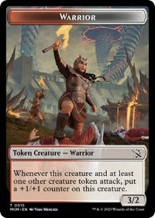 Warrior // Emblem - Thopter Double-Sided Token