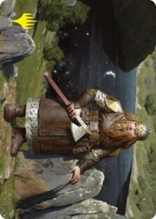 Mirrormere Guardian Art Card (Gold-Stamped Signature)