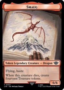Smaug // Food (0009) Double-Sided Token