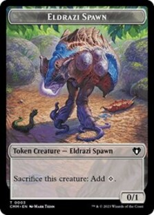 Eldrazi Spawn // Construct (0041) Double-Sided Token