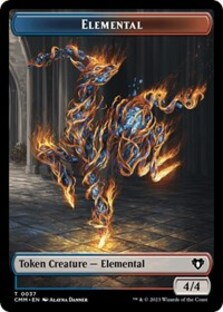Elemental (0037) // Human Soldier Double-Sided Token
