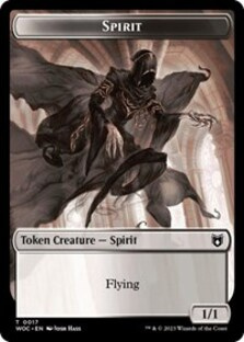 Spirit // Saproling Double-Sided Token