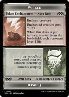 Wicked Role / Cursed Role // Emblem - On An Adventure Double-Sided Token