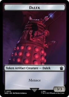 Dalek // Dinosaur Double-Sided Token