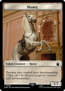 Horse // Treasure (0028) Double-Sided Token