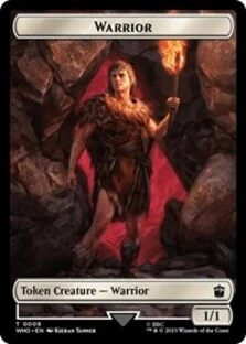 Warrior // Treasure (0029) Double-Sided Token