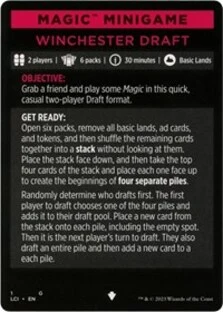 Magic Minigame: Winchester Draft