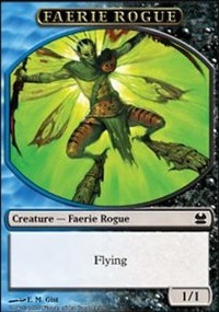 Faerie Rogue Token (Blue/Black)