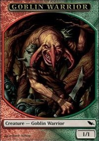 Goblin Warrior Token (Red/Green)