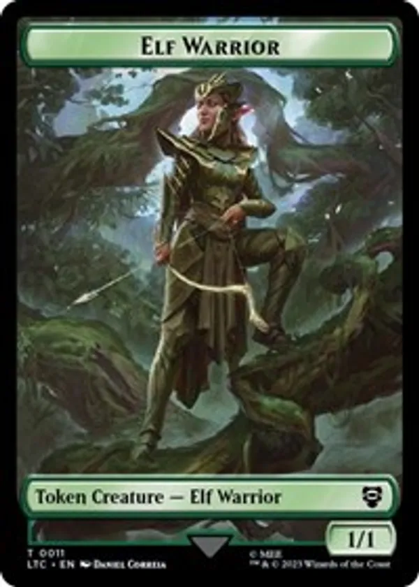 Elf Warrior // Bird Double Sided Token
