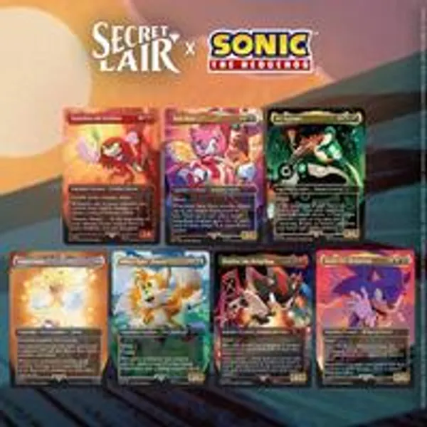Secret Lair Sonic: Friends ＆ Foes Foil Amazon.com: Magic the Gathering Secret Lair x Sonic The